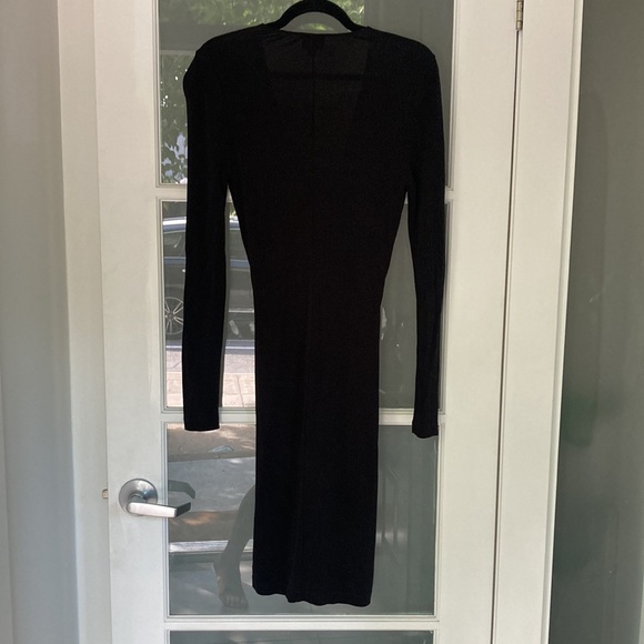 JUST CAVALLI black snake buckle dress, size 42/6 *as is - Picture 10 of 11